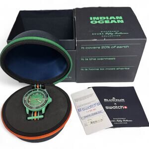 Blancpain x Swatch Scuba Fifty Fathoms Indian Ocean SO35I100 Bioceramic